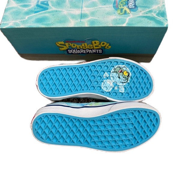 SpongeBob Squarepants Vans Slip-ons, Kids Size 13.5 - Excellent Condition!! - Picture 4 of 6
